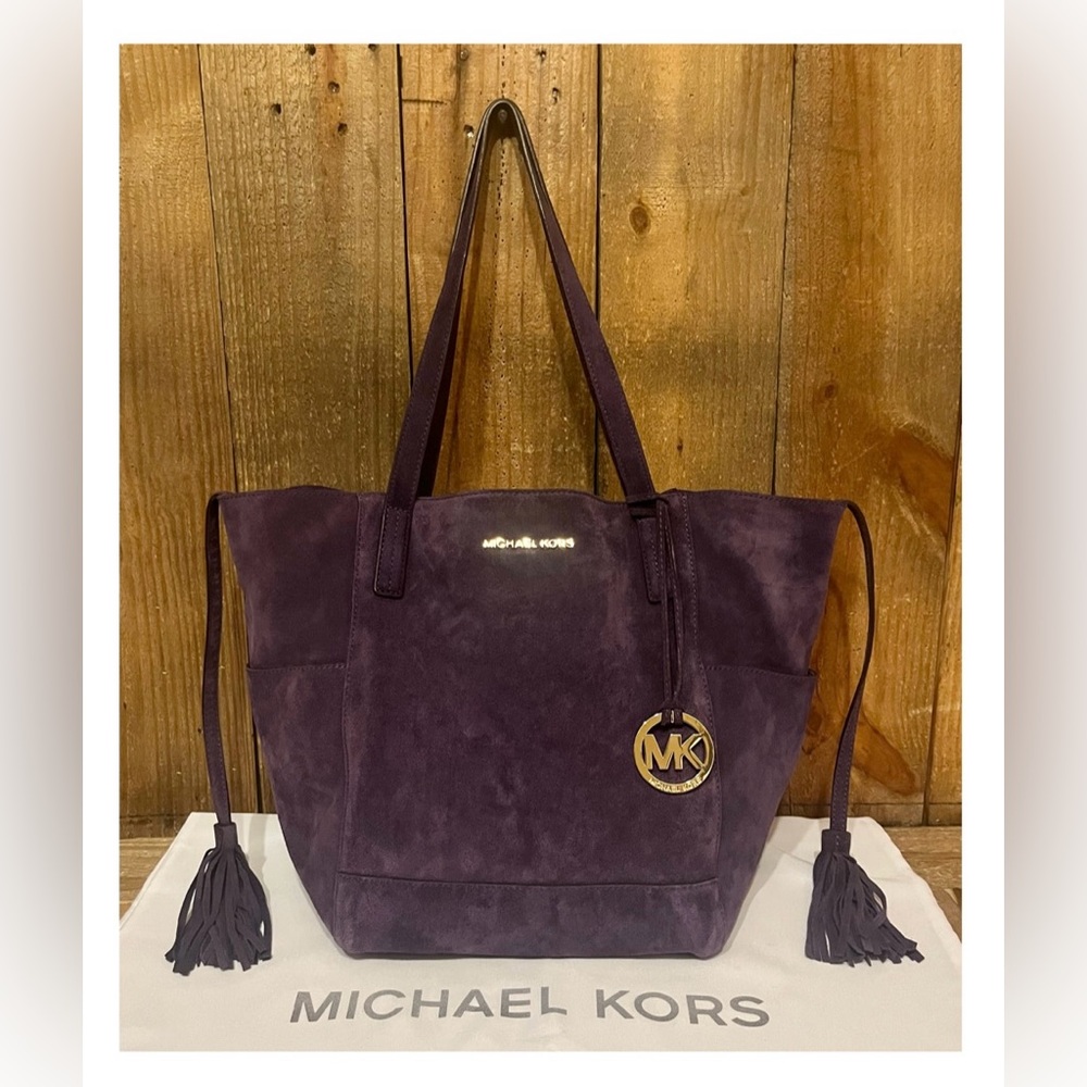 MICHAEL Michael Kors Purple Shoulder Bag - Picture 13 of 16